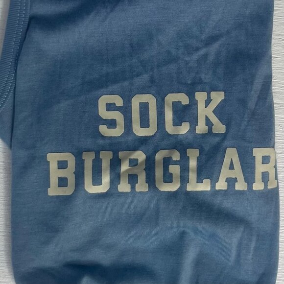 Boots & Barkley Dog Shirt Sock Burglar Small Blue New Pet Clothing - Picture 3 of 5